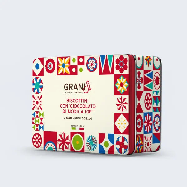 Granisi, Box - Biscottini with Modica Chocolate IGP, 270g
