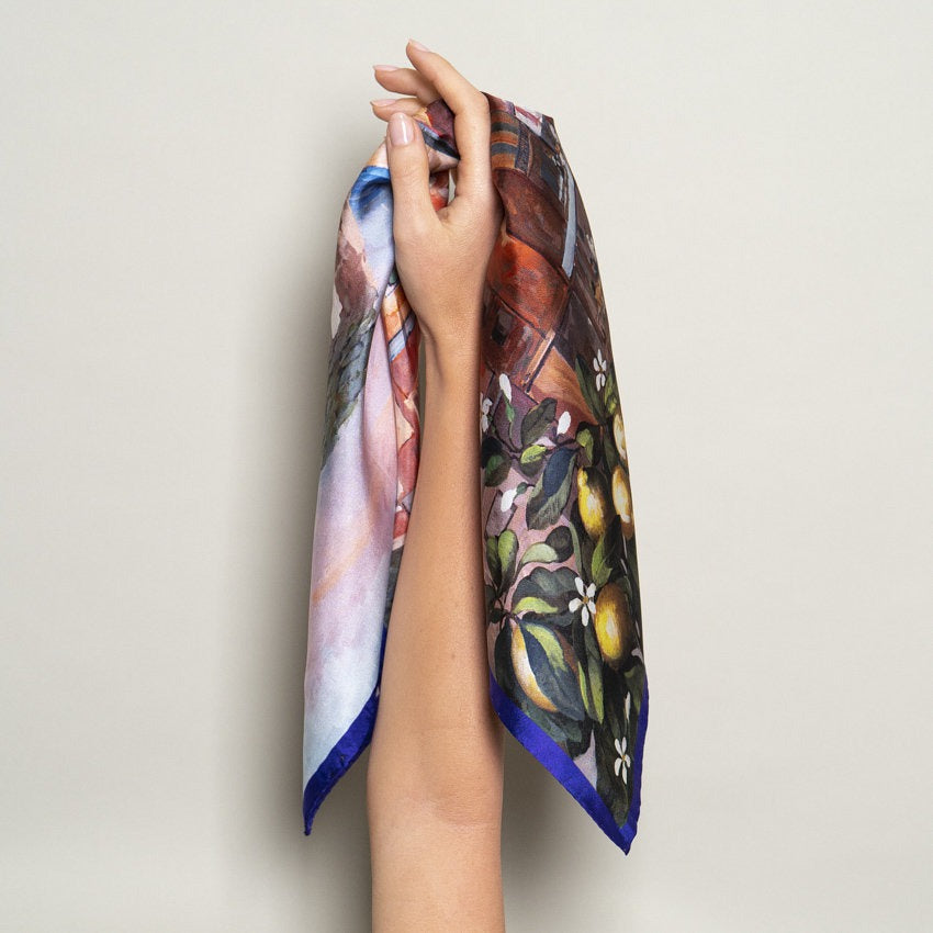 Bandana 100% Silk - Capri
