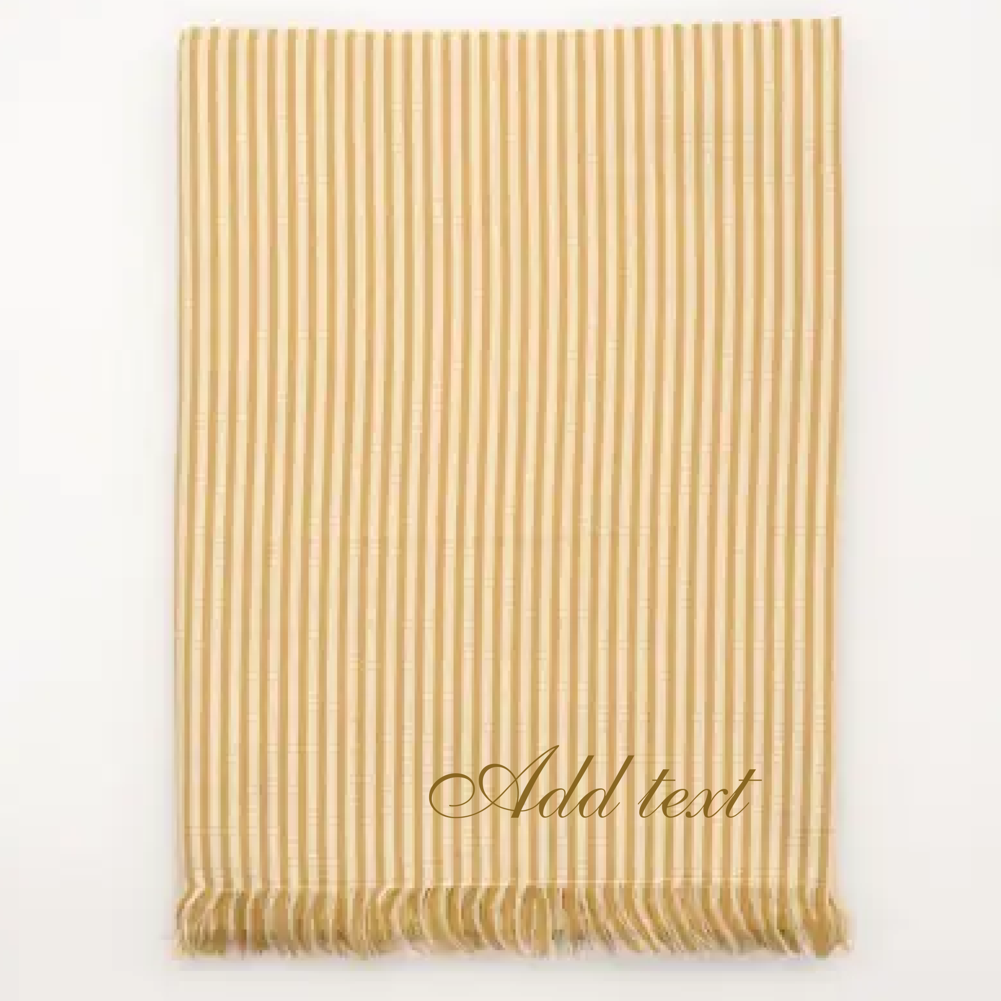 Beach & Pool Towel, model Apino - Dark yellow