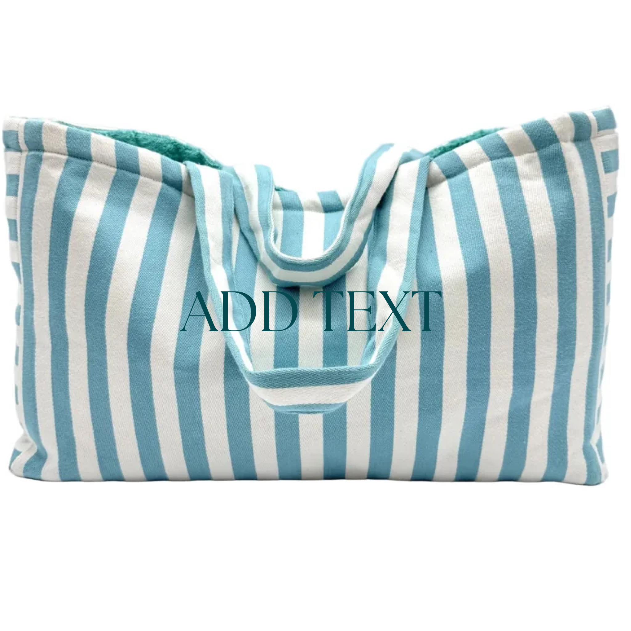 Beach & Pool Bag, model Ankara Largo - Beach blue/green