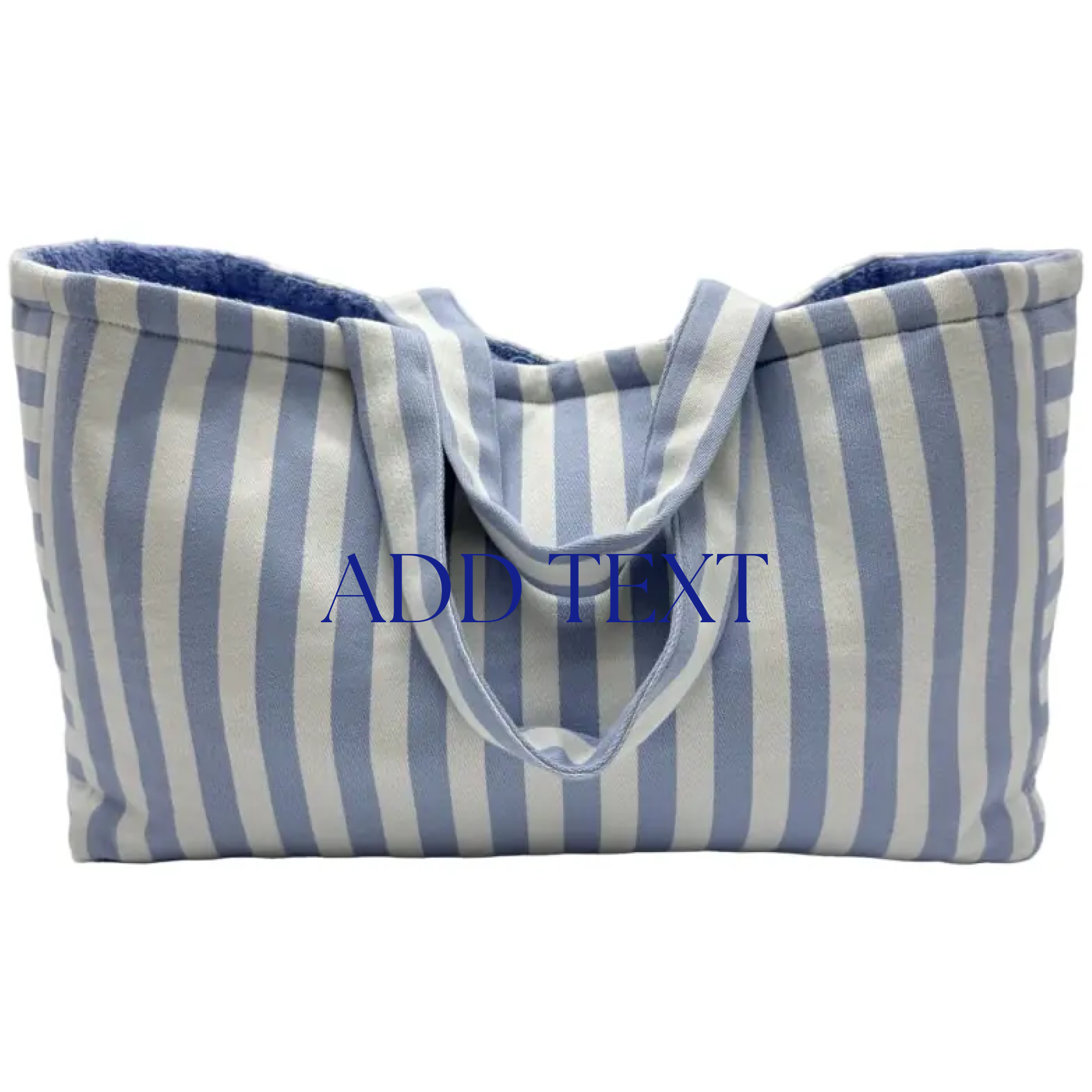 Borsa da spiaggia e piscina, modello Ankara Largo - Azzurro