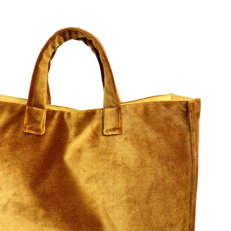 Shopper Velvet, modello Simo - Arancione