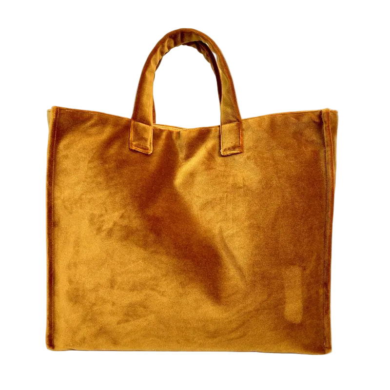 Shopper Velvet, modello Simo - Arancione