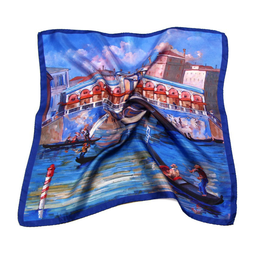 Bandana 100% Silk - Venice Rialto