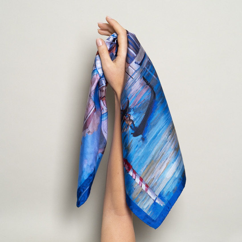 Bandana 100% Silk - Venice Rialto