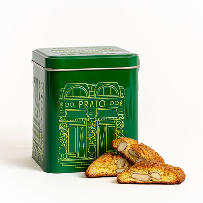 Biscotti Tin Green – Almond, 200 g