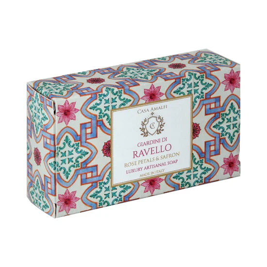 Soap 150 gr – Giardini di Ravello – Rose Petals & Safron