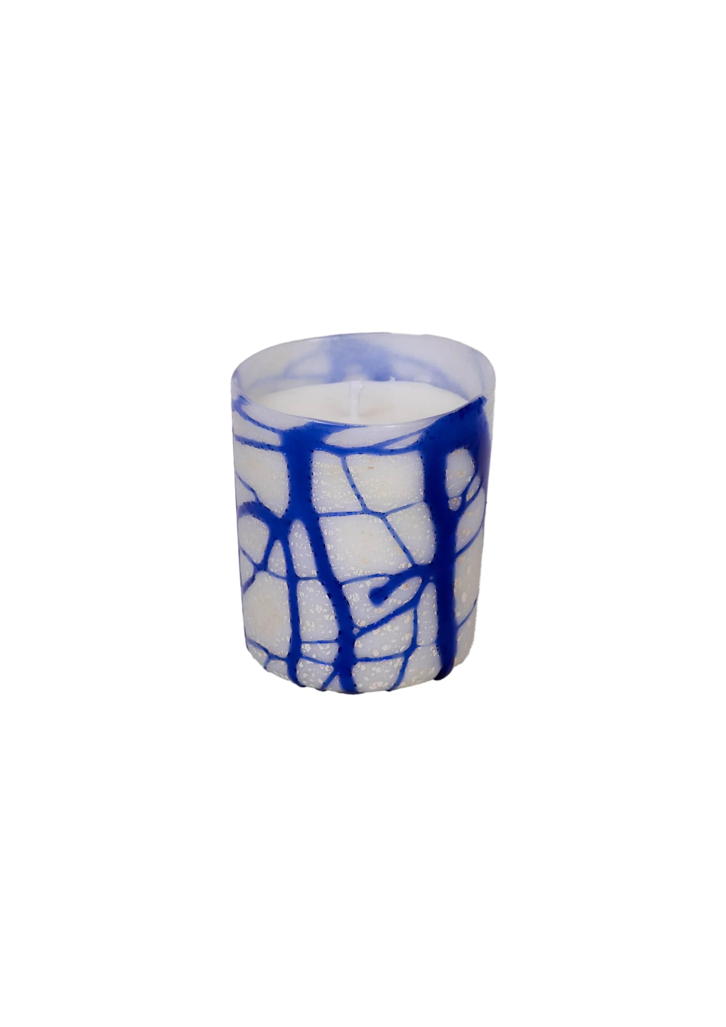 The Glass Candle – Aqua