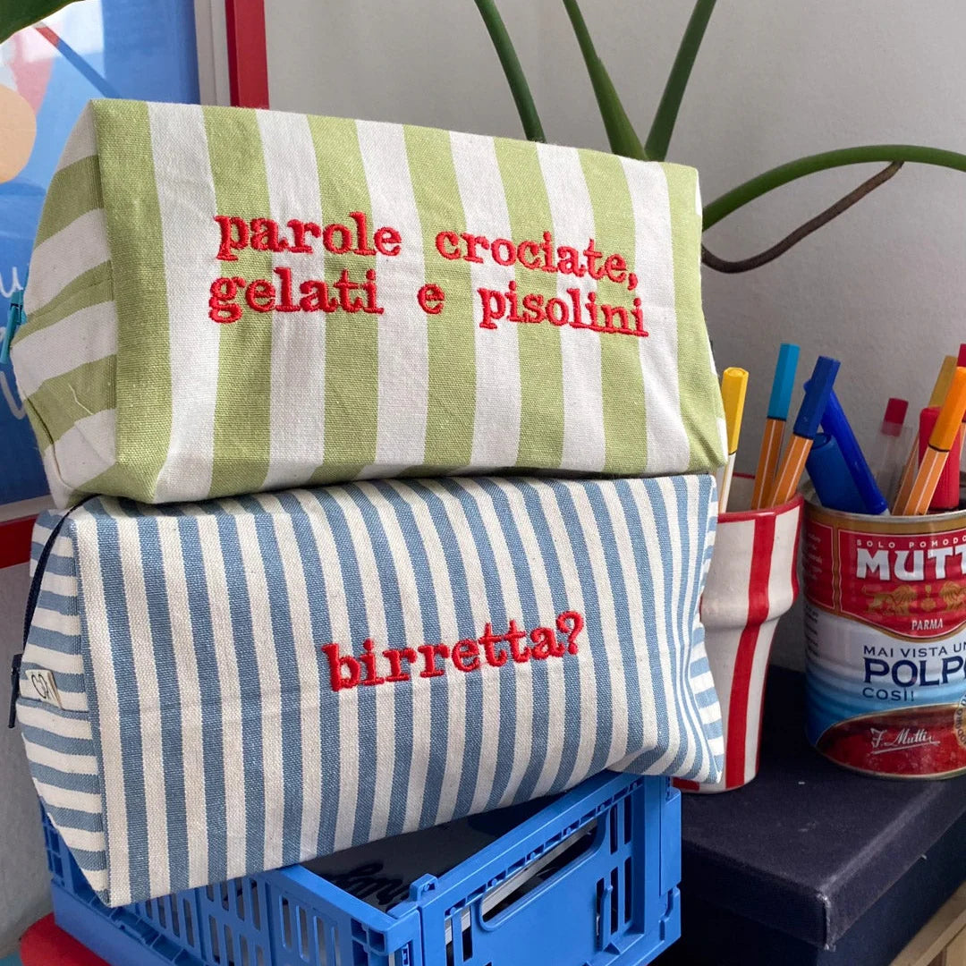 Embroidered Wash Bag