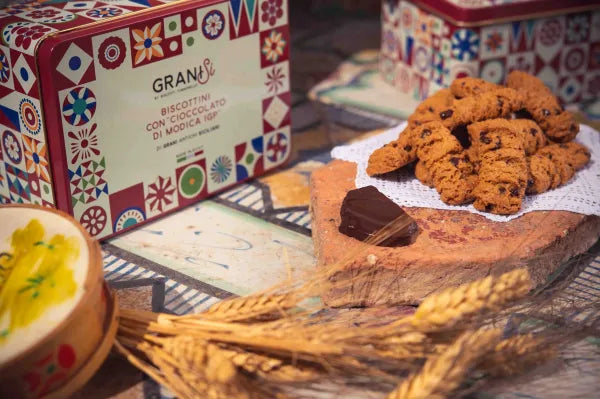 Granisi, Box - Biscottini with Modica Chocolate IGP, 270g
