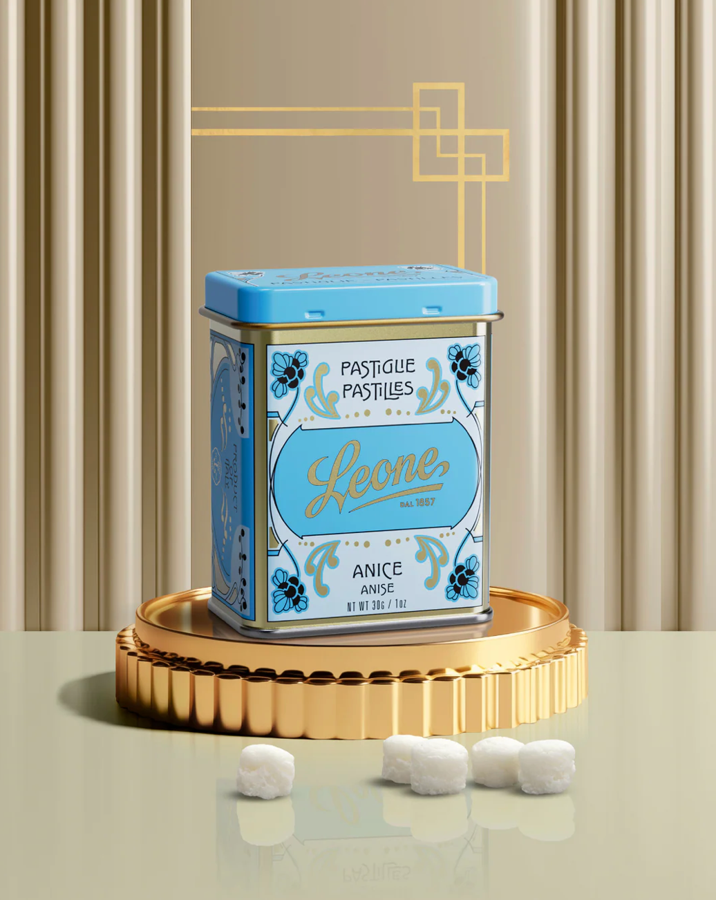 Pastels in tin box - anice