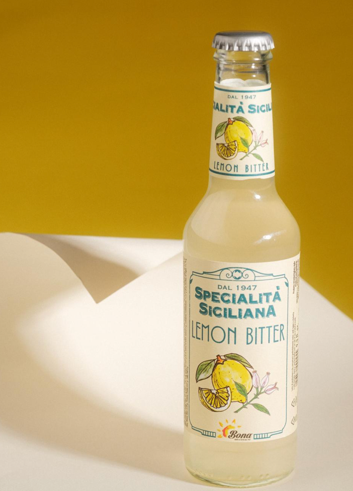 Premium Sicilian Soft Drink – Lemon Bitter, 275 ml