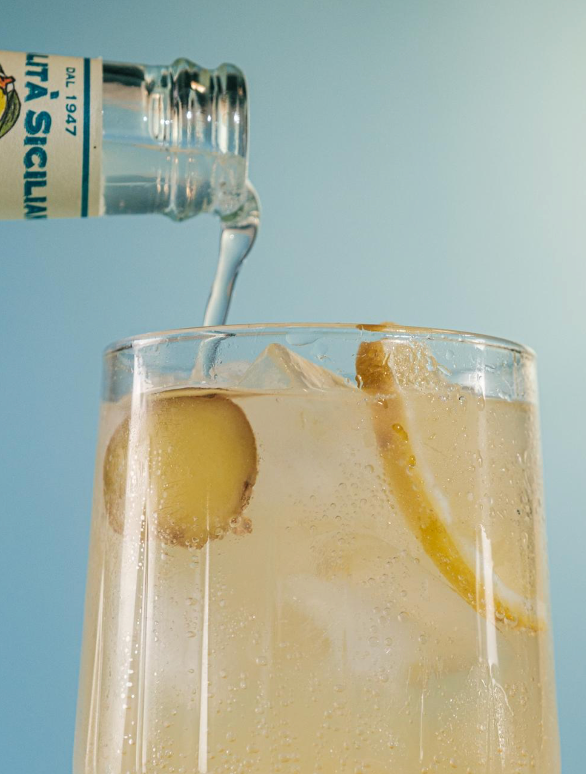 Premium Sicilian Soft Drink – Lemon and Ginger, 275 ml