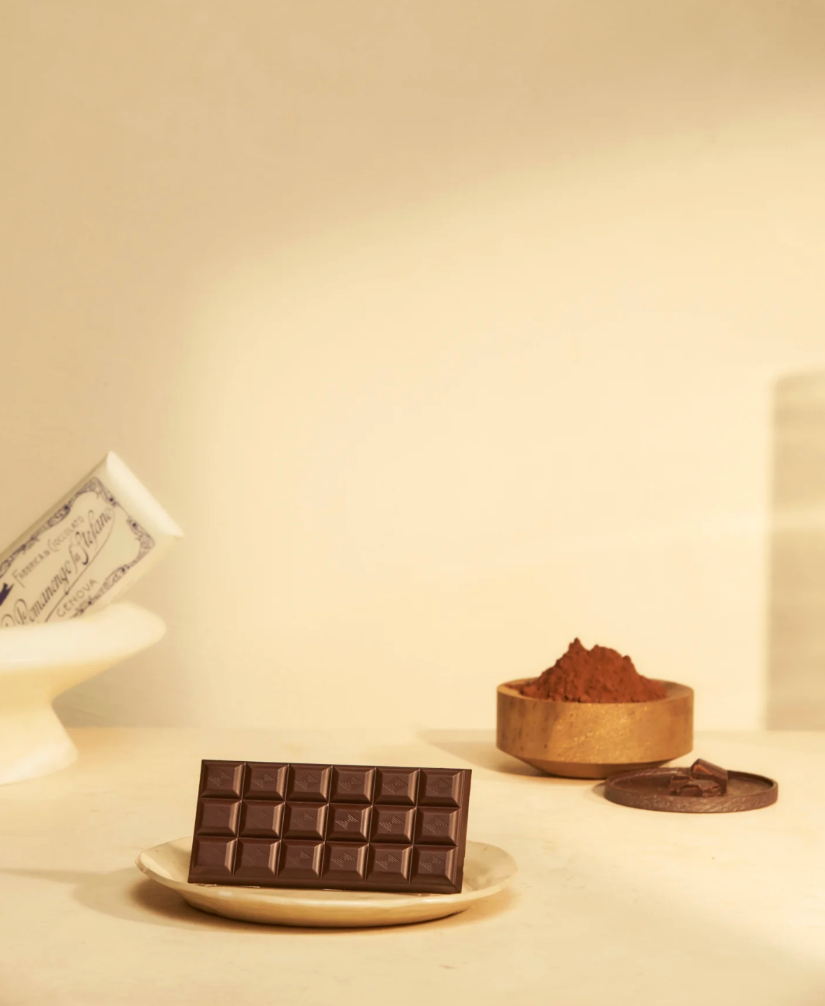 Tavoletta di cioccolato fondente all'80%