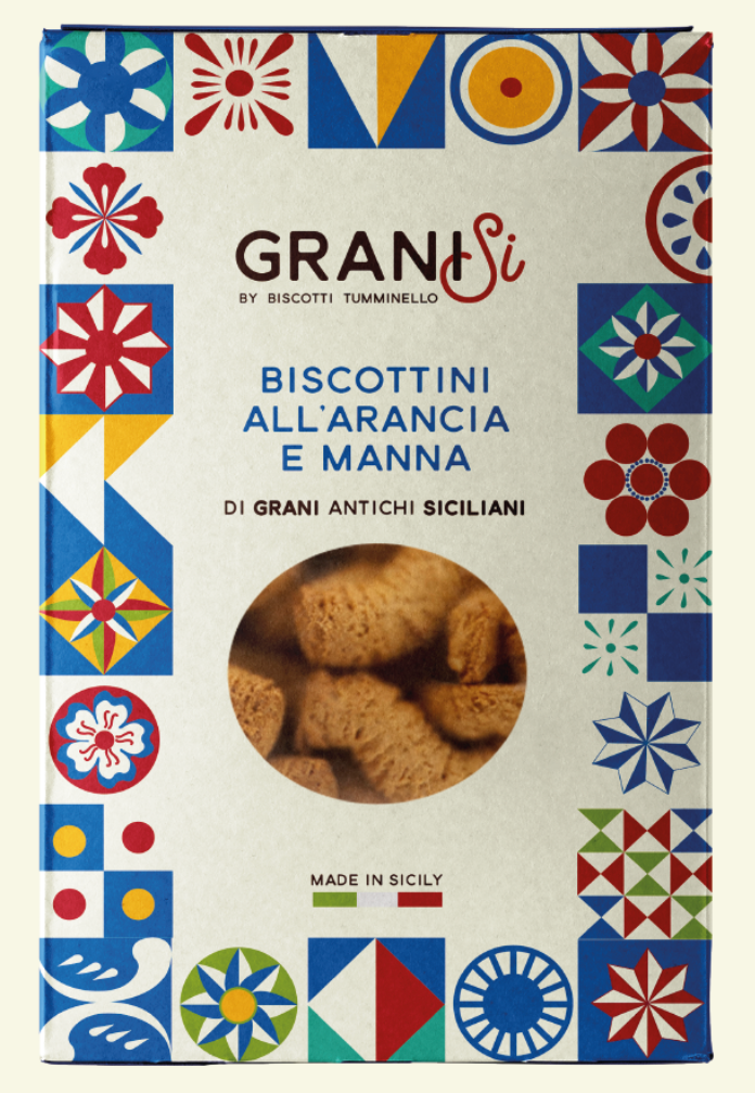 Granisi, Biscottini with Manna and Orange, 210g