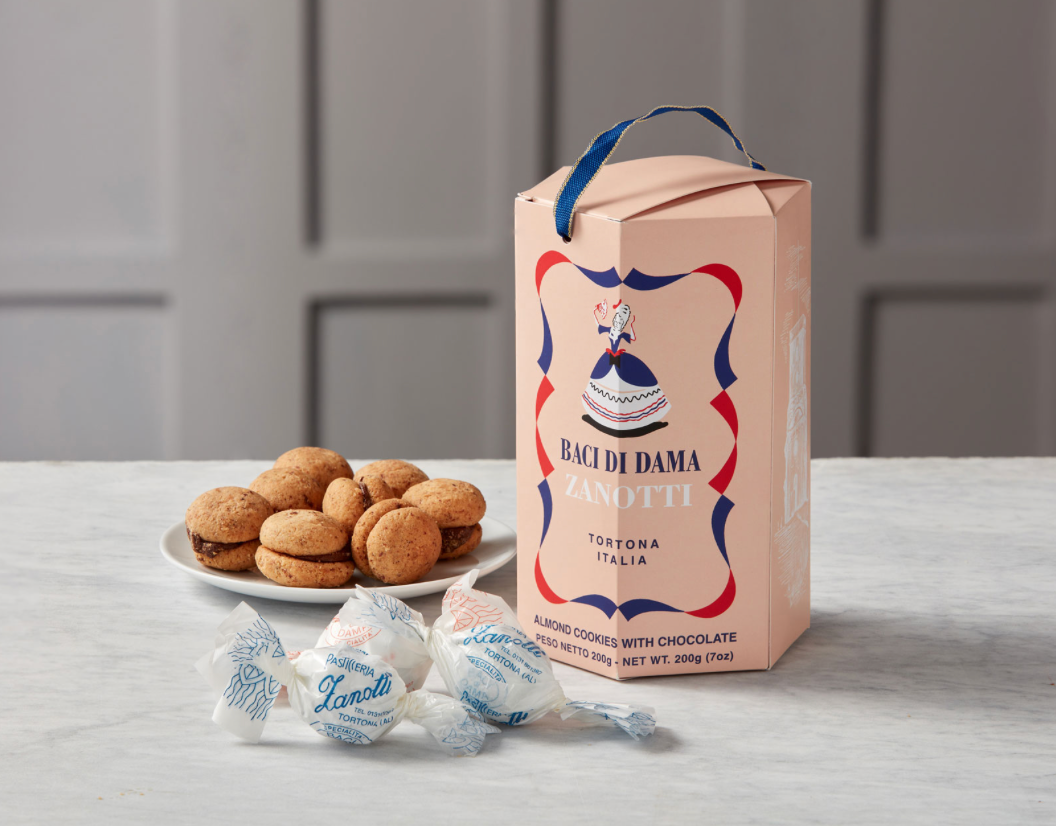 Baci di Dama Biscuits in Vintage Box