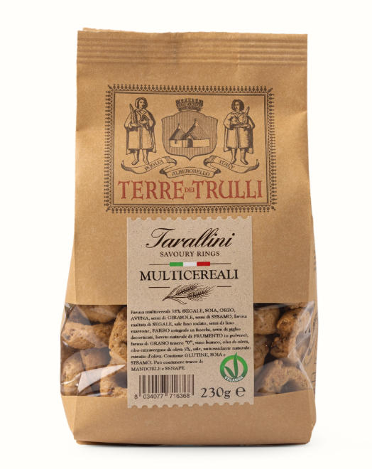 Tarallini - Wholemeal Savoury Rings - 230g