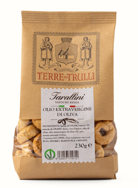 Tarallini - Savoury Rings with Olive Oil - 230g