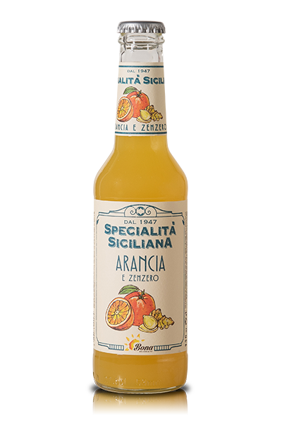 Premium Sicilian Soft Drink – Orange and Ginger, 275 ml