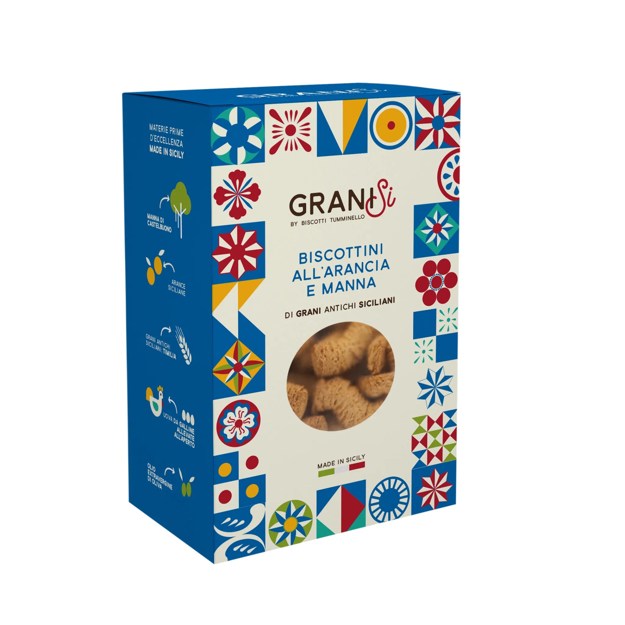 Granisi, Biscottini with Manna and Orange, 210g