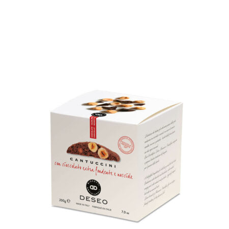 Cantuccini Box – Extra Dark Chocolate & PGI Piemonte Hazelnut, 200g