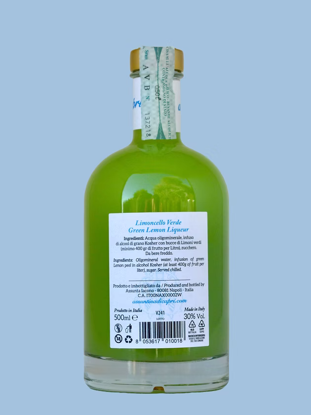 Limoncello Limoni Verde, bottiglia da 500 ml