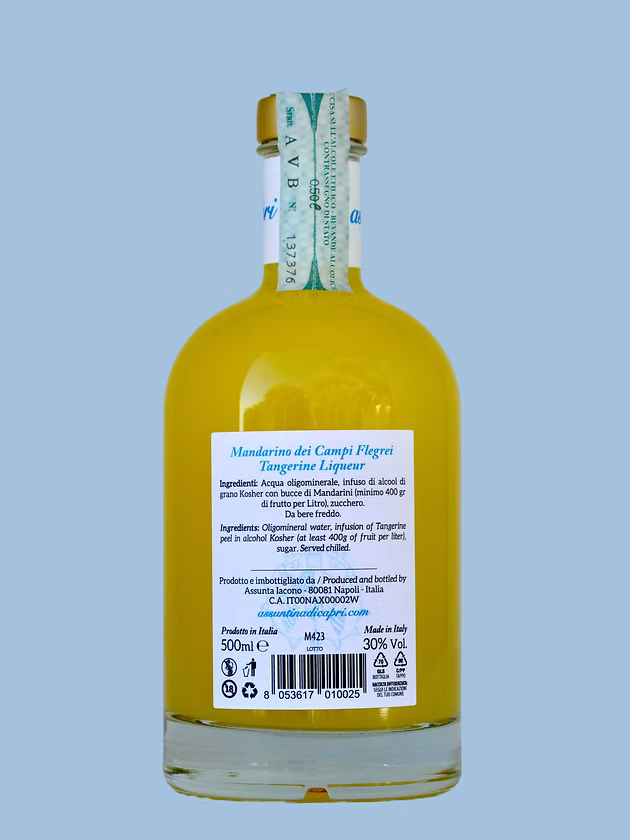 Mandarino dei Campi Flegrei, bottiglia da 500ml