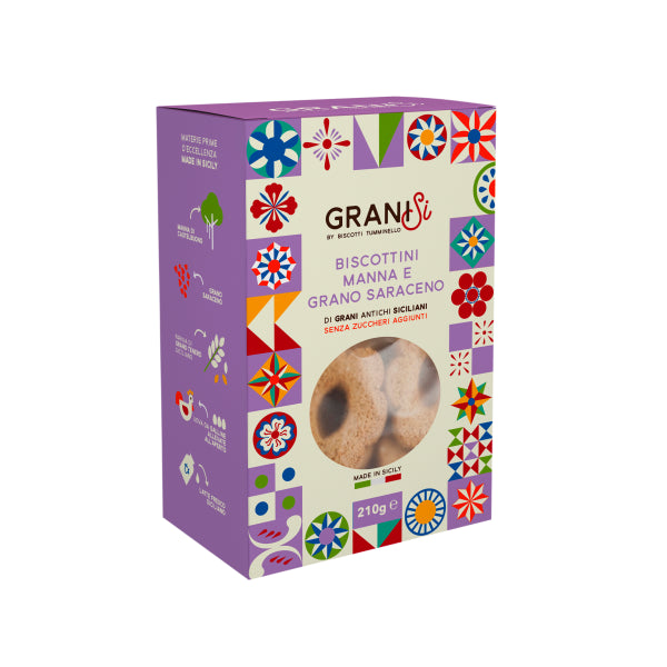 Granisi, Biscottini Manna e Grano Saraceno, 210g