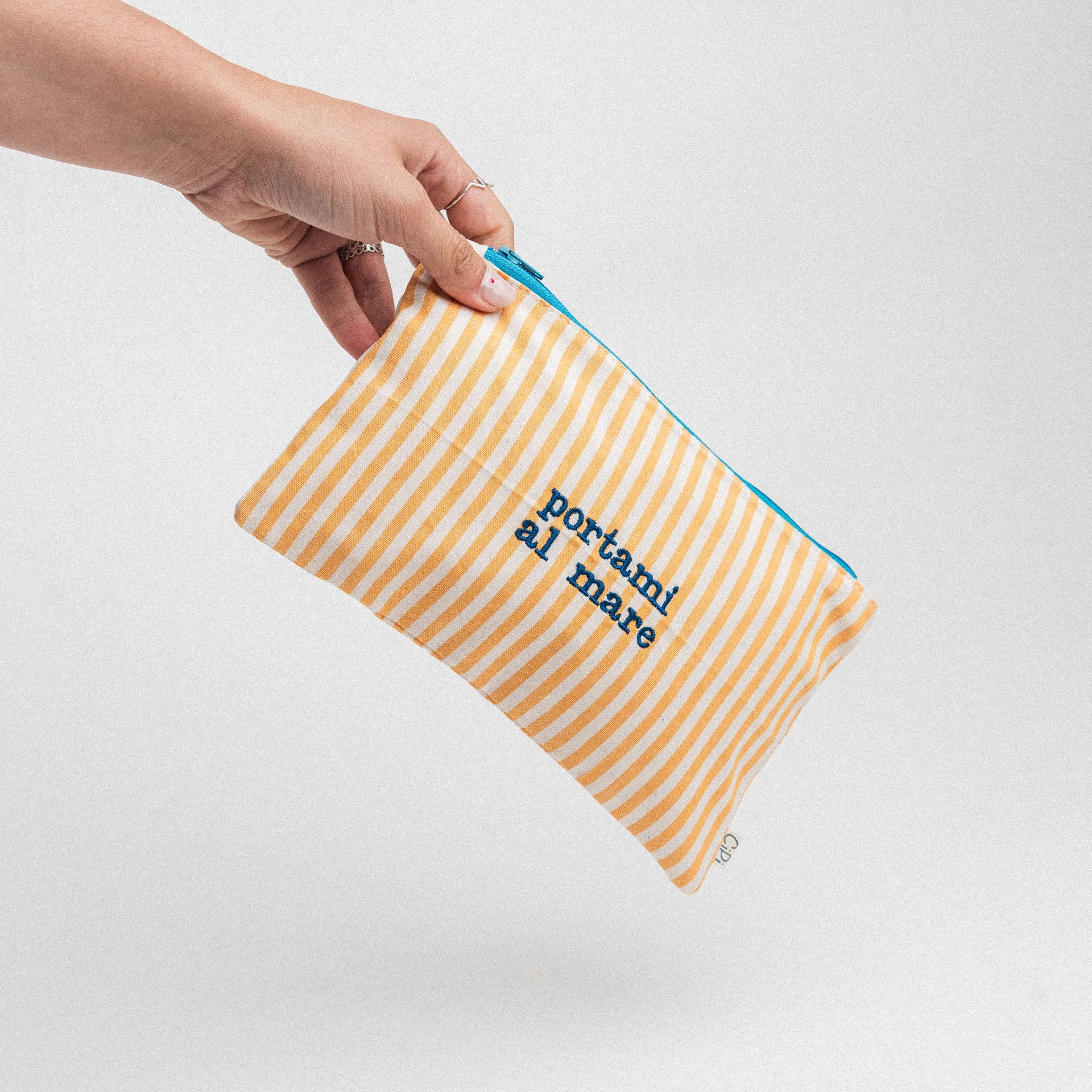 Embroidered Pouch Bag