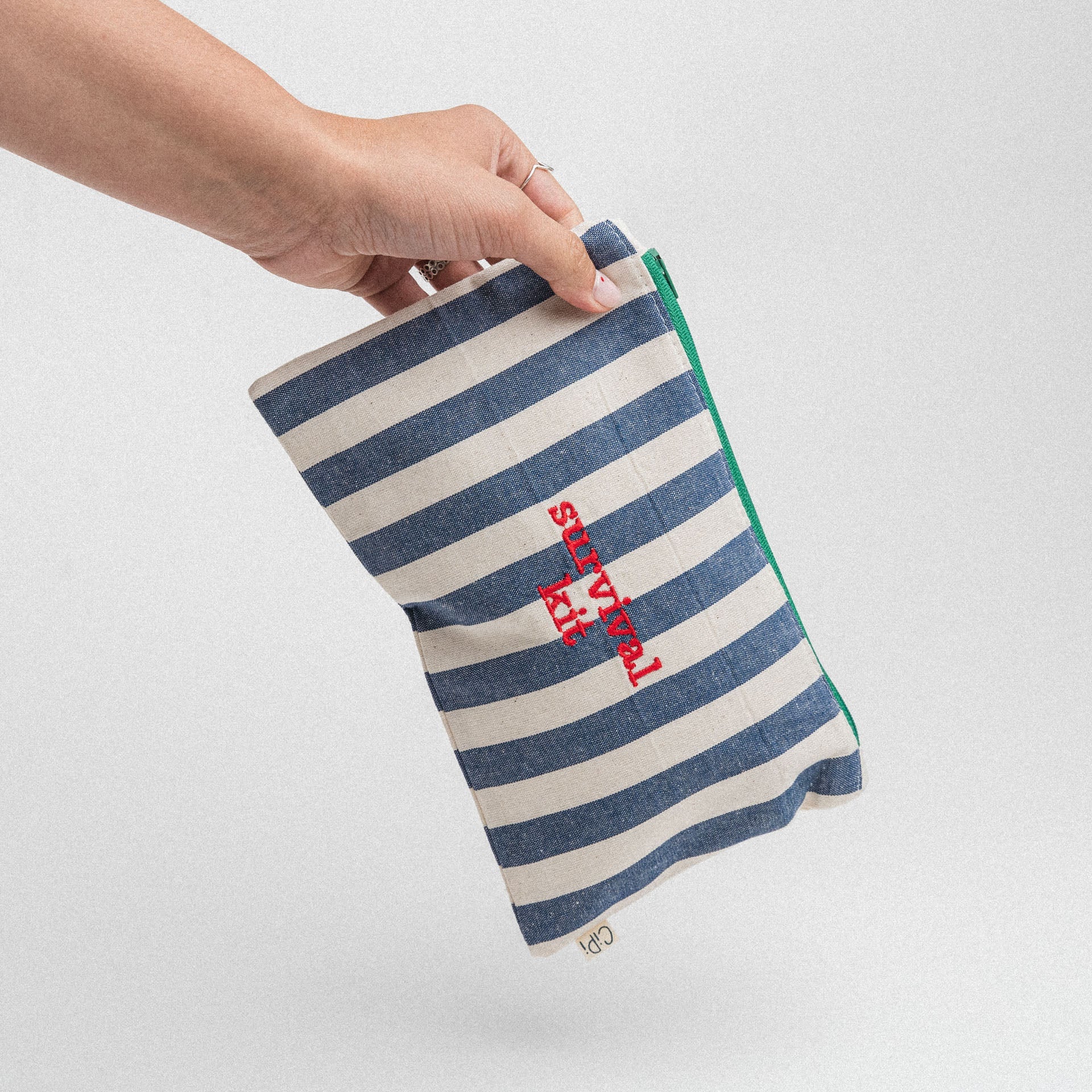 Embroidered Pouch Bag