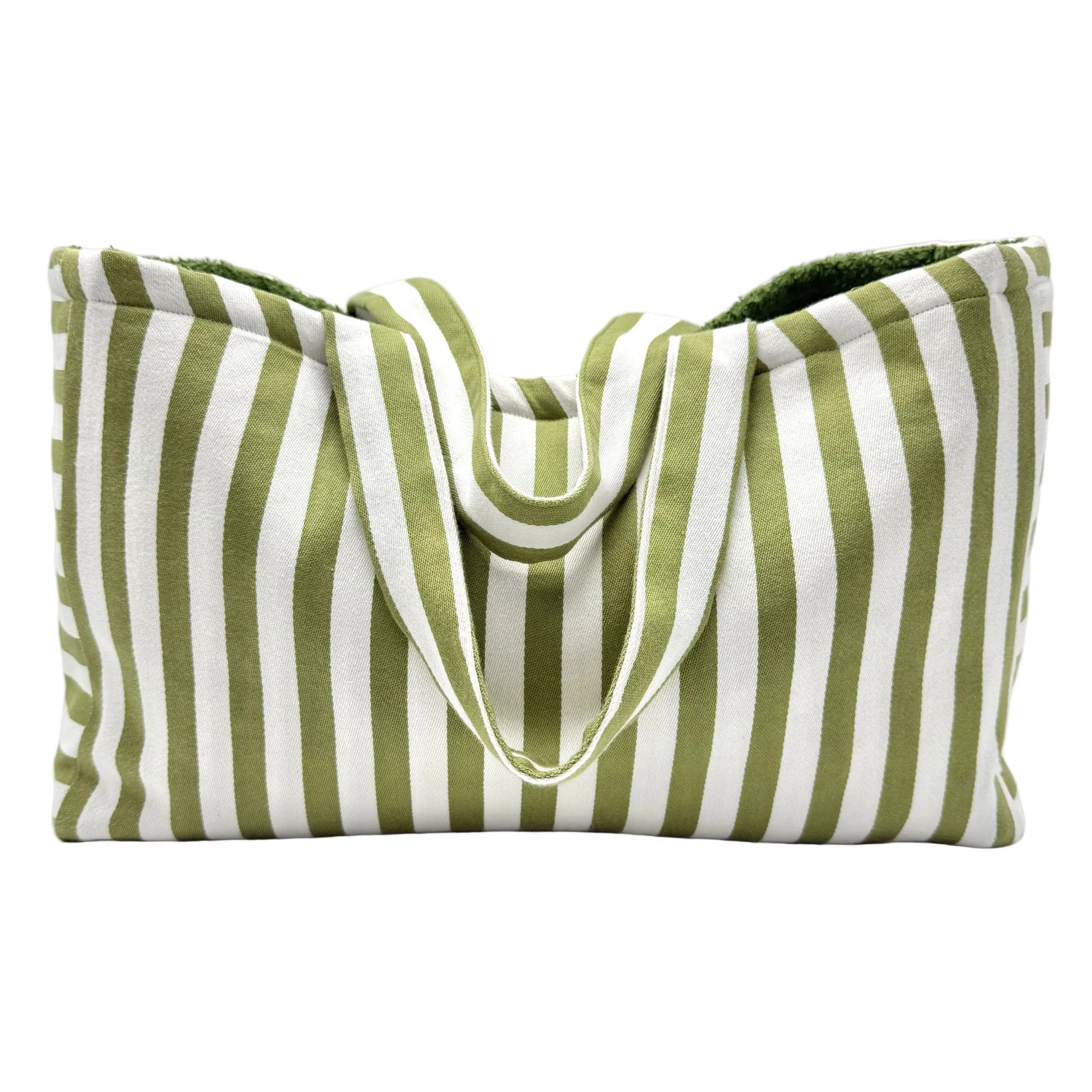 Beach & Pool Bag, model Ankara Largo - Light green