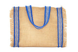 Shopper Jute, model Grecia - Blue