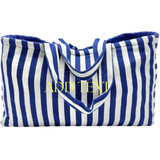 Beach & Pool Bag, model Ankara Largo - Clear blue