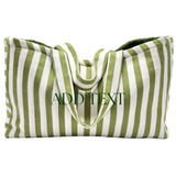 Beach & Pool Bag, model Ankara Largo - Light green