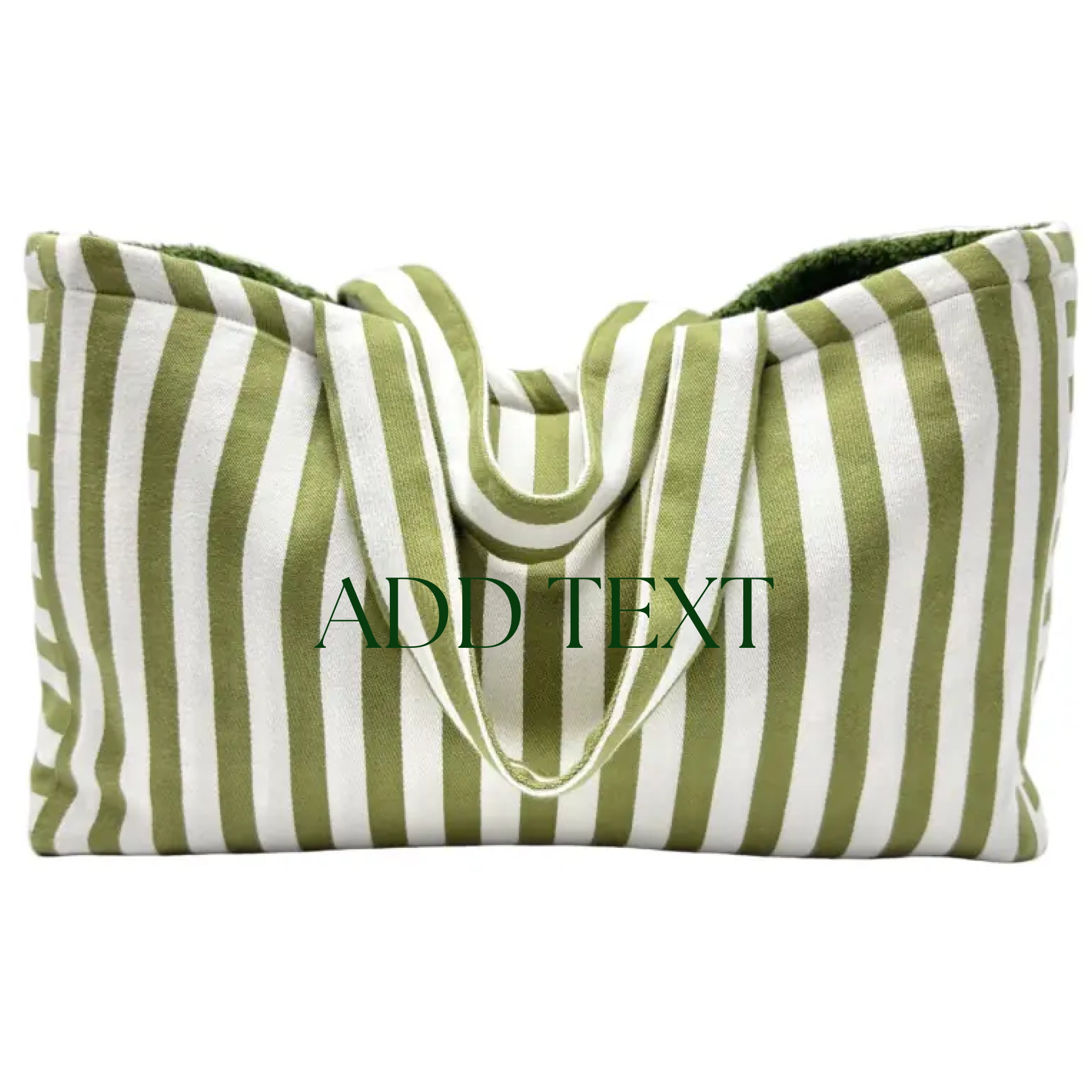 Beach & Pool Bag, model Ankara Largo - Light green