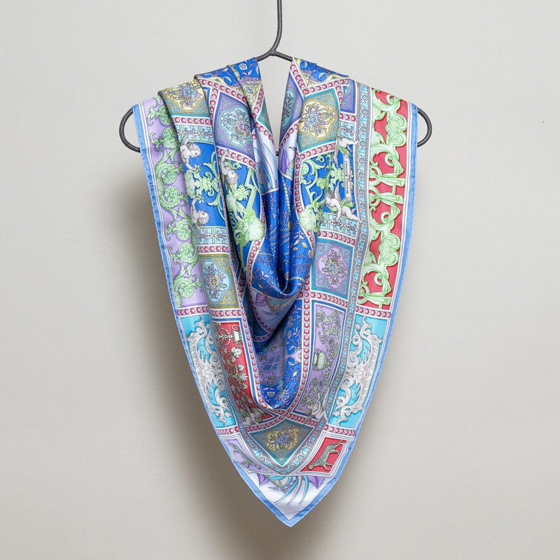 Silk Scarf – Uffizi – Royal, 100x100 cm