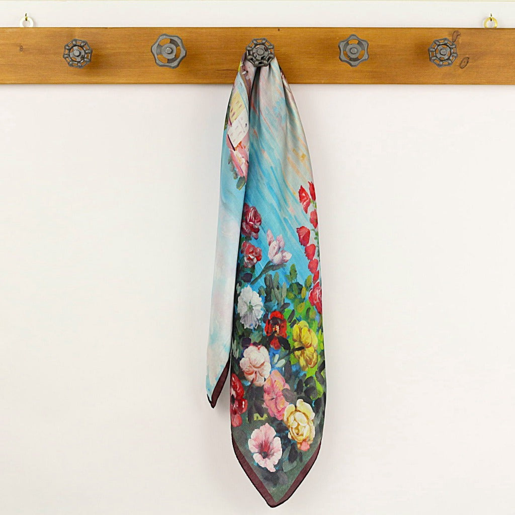 Silk Scarf – Bellagio Three, 90x90 cm