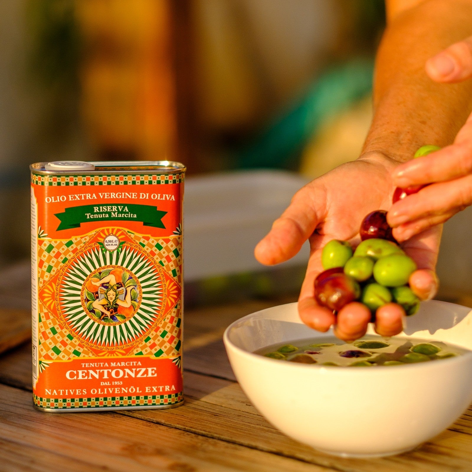 Olive Oil – Iconic Tin Riserva Blend, 500ml