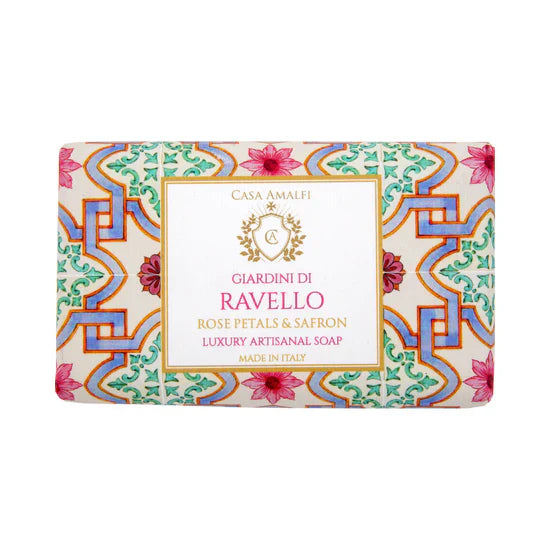 Soap 150 gr – Giardini di Ravello – Rose Petals & Safron