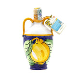 Limoncello in bottiglia di ceramica dipinta a mano, 500ml