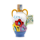 Limoncello in bottiglia di ceramica dipinta a mano, 500ml