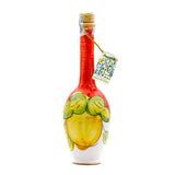 Limoncello in bottiglia di ceramica dipinta a mano, 500ml
