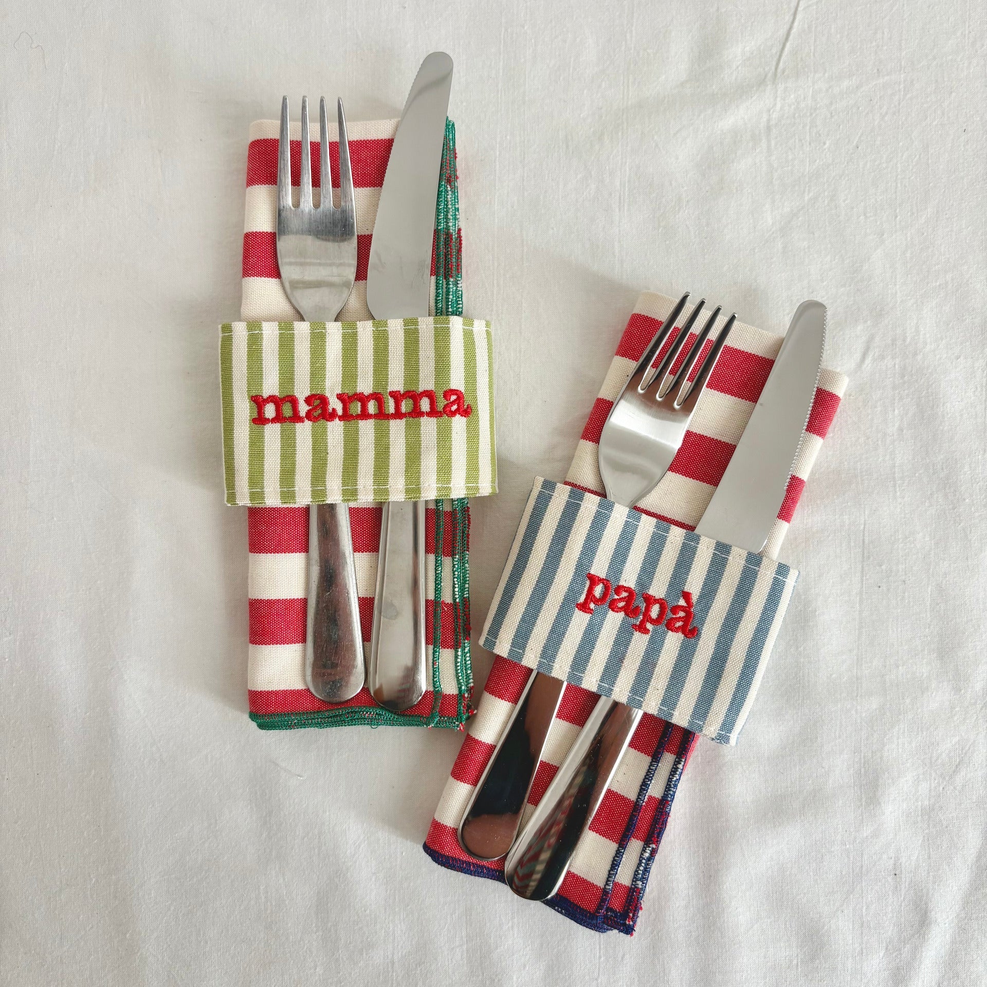 Embroidered Napkin Sleeve