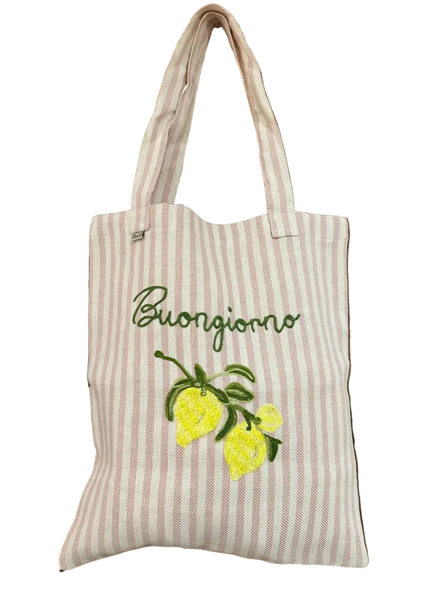 Tote Bag – Pomelo Embroidered “Buongiorno”