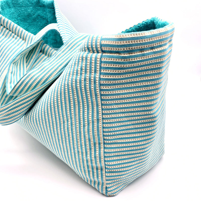 Beach & Pool Bag, model Apino - Beach blue/green