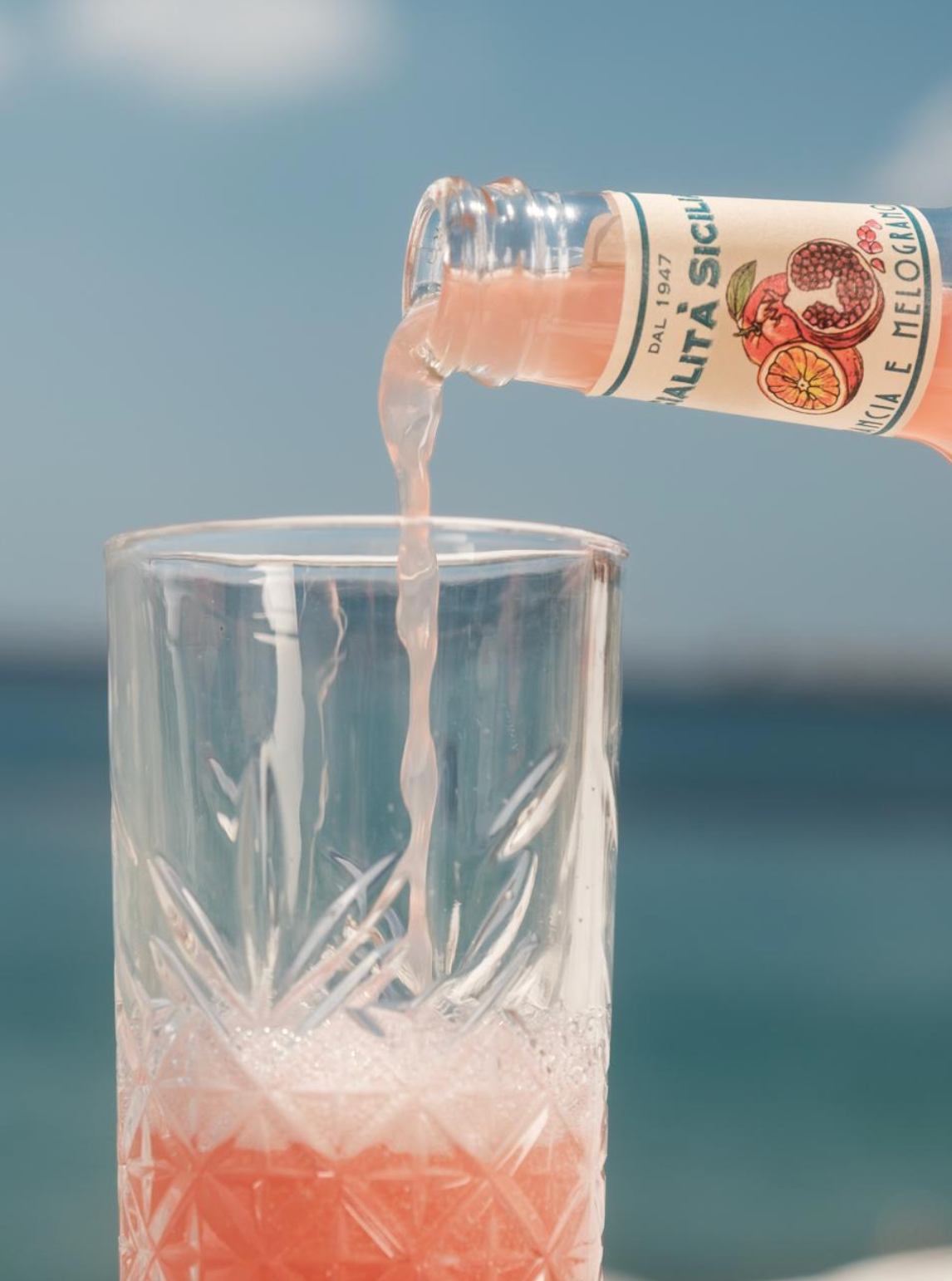 Premium Sicilian Soft Drink – Orange and Pomegranate, 275 ml