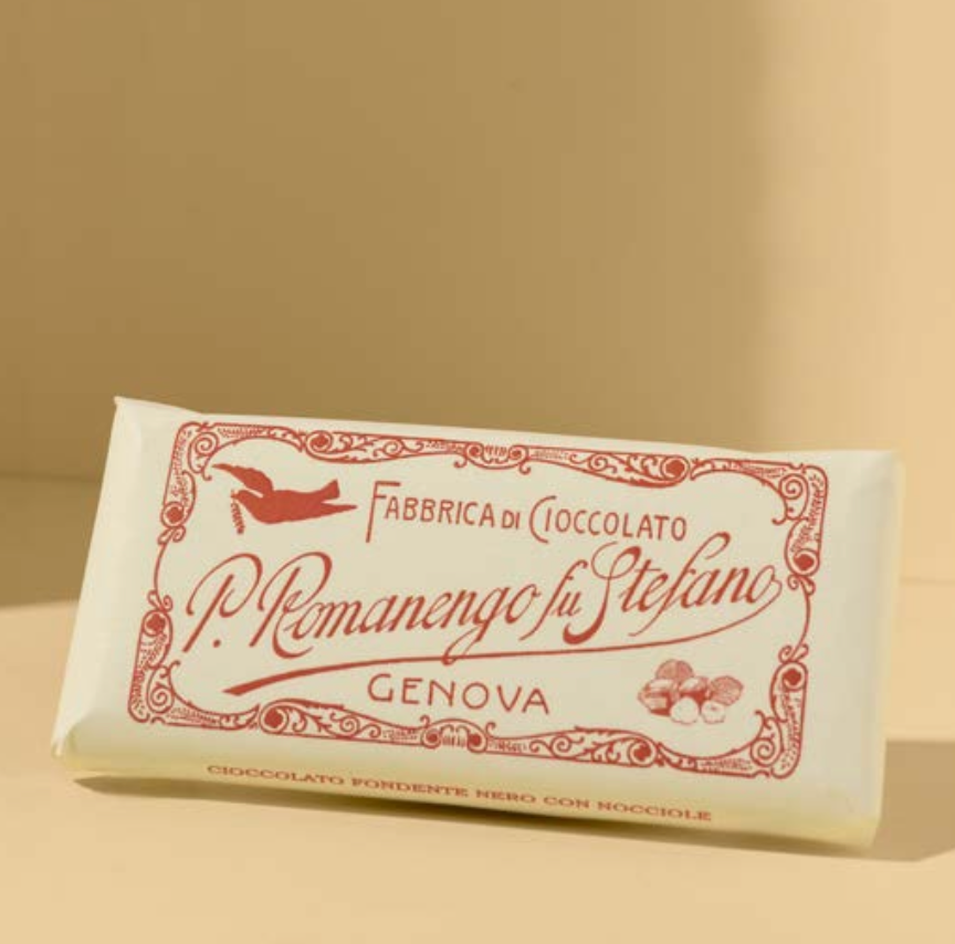 Tavoletta di cioccolato fondente alla nocciola