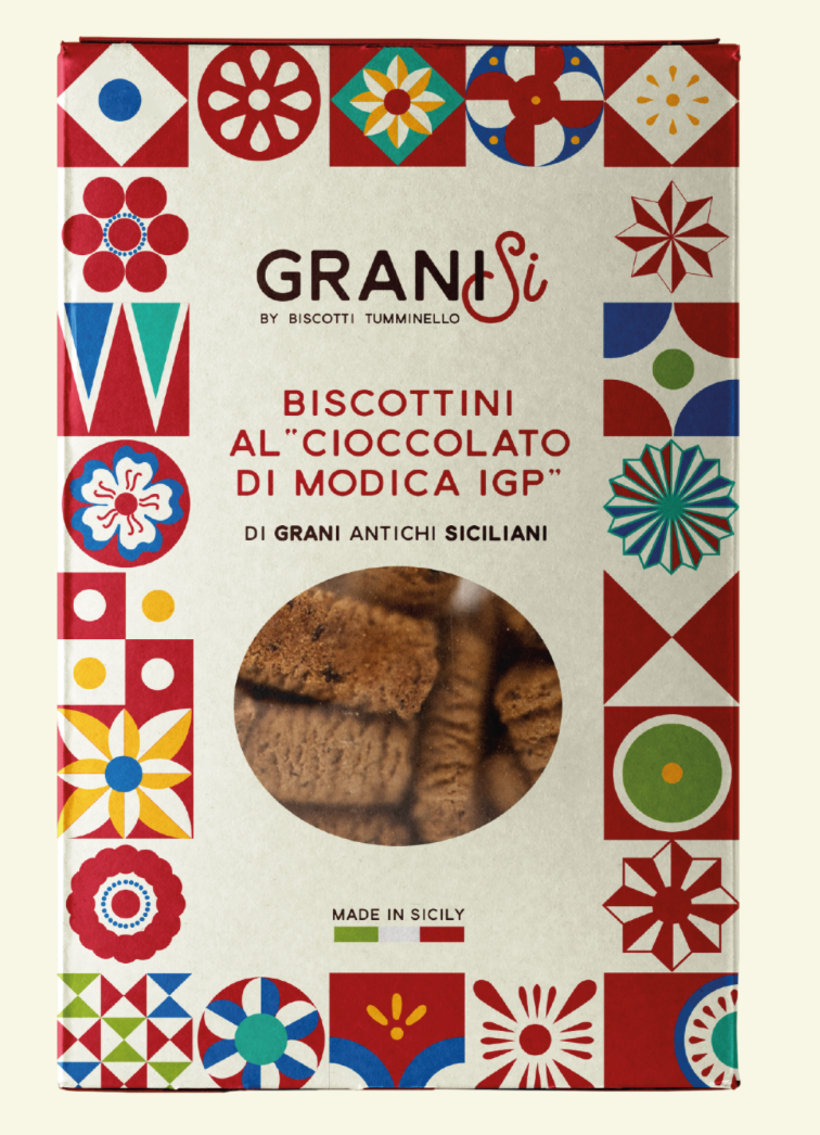 Granisi, Biscottini with Modica Chocolate IGP, 210g