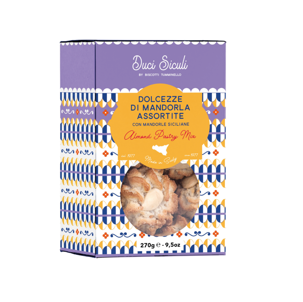 Sicilian Pastry, Dolcezze di Mandorle Miste, 270g