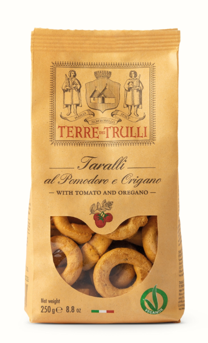 Taralli - Savoury Rings with Tomato and Oregano - 250g